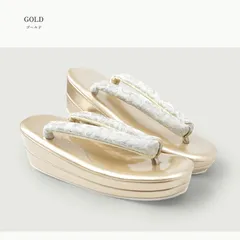 和装 草履 フォーマル 帯地 金 ゴールド S/M/L/LL/3Lサイズ uselect