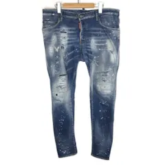 【倉吉店】 中古 DSQUARED2 | ディースクエアード デニムパンツ SUPER TWINKY JEAN S74LB1061 S30789 ブルー サイズ：54 【107】