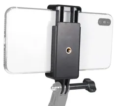 【在庫処分】ウェアラブルカメラ用 各種 アクセサリー 互換 スマホホルダー ウェアラブルカメラ 撮影機材 アクセサリ GP規格 に互換性のあるマウント 対応スマホ 動画撮影 固定 アダプターアタッチメント ホルダー スマートフォン ホルダ (HQB-NML)