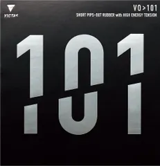 ヴィクタス VICTAS 卓球 VO＞101 表ソフトラバー テンション系  020202 0020 ブラック