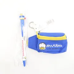 あひるのペックル 未使用品セット 90年代 平成レトロ ミニポーチ キーホルダー マスコット付き ボールペン サンリオキャラクターズ sanrio