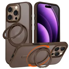 【特価セール】iPhone 16 Pro Max 適用 ケース Magsafe対応 アイフォン16プロマックス カバー 360°回転スタンド Uovon スマホケース アイホン 16promax 携帯ケース ワイヤレス充電 車載ホルダー 対応 ストラップ穴付き