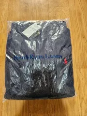 ポロラルフローレン ネイビー ニット ハーフジップ 新品 L