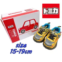 TOMICA トミカ パトカー フラッシュスニーカー イエロー 光る靴 軽量 運動靴 キッズシューズ かっこいい プレゼント 新学期 入園/入学 (10733)