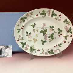 ウェッジウッド ワイルドストロベリー　オーバル大皿　6枚　未使用品 ウェッジウッド ワイルドストロベリー オーバル大皿 6枚 未使用品