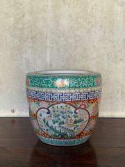 植木鉢 陶器 新品未使用 作家鉢 山中勇人 y鉢 【公式通販】 y鉢 鉢 山中勇人 エールグリーン 鉢・プランター
