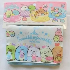 移動ポケット 付けポケット　2WAYポケットポーチ すみっコぐらし　サンエックス　ショルダー付き　クリップ付き　たぴおかパーク　安全装置つき　男子女子ズボンスカートワンピース用