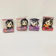 フリューくじ「刀剣乱舞ONLINE」E賞 ぬいぐるみまめマスコットの謙信藤四郎と実休光忠 &「みんなのくじ 刀剣乱舞-花丸-」のE賞　陸奥守吉行　ぬいぐるみマスコット　セット