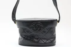 ★ZZ7288 CHANEL シャネル マトラッセ ココマーク バニティ ショルダー バッグ