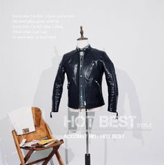 1.6mm ホースハイド 50&#039;s パテッド シングルライダース ギフト レザージャケット PADDED タンニンなめし 馬革