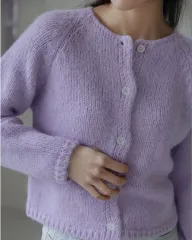 コモンユニーク ウール アルパカ パーカ ラベンダー