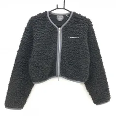 【美品】ヘンリークラブ ジャケット ダークグレー ボア ウール混 レディース 40(M) ゴルフウェア HENRY CLUBのサムネイル