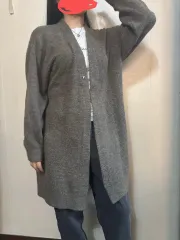 H&M Vネック ニット ロングカーディガン