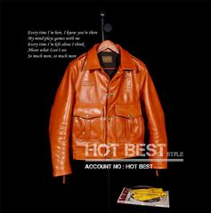 1.5mm ホースハイド 復刻30&#039;sスタイル シングルライダース レザージャケット 植物鞣し オイルレザー 馬革