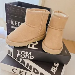 ムートンブーツ　16.0　キッズ　ブーツ　子ども靴　プティマイン　petit main