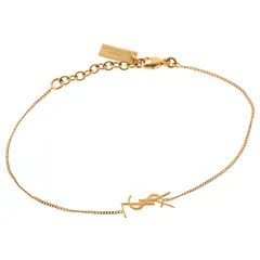 サンローラン/SAINT LAURENT　カサンドラ ブレスレット　635533　メタル　ゴールド【中古】　S-159519のサムネイル