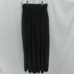 UNIQLO ユニクロ ワッシャーサテンスカートパンツ ブラック Sサイズ □〇