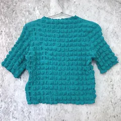 MIDVEIN ミッドヴェイン ポコポコ エンボス T シャツ ブルー 02サイズ □〇のサムネイル