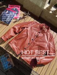 上質革ジャン メンズ カウハイド セカンドタイプ Gジャン ライダース