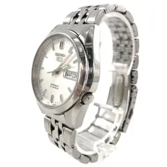 SEIKO セイコー デイデイト セイコー5 7S26-01V0 SS/AT メンズ腕時計 シルバー文字盤 稼働品【PF-546】