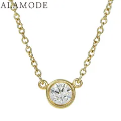 TIFFANY&Co.(ティファニー) D0.20 エルサ・ペレッティ バイザヤード シングル ダイヤモンド ペンダント ダイヤモンド K18 イエローゴールド YG アクセサリー ジュエリー 1PD レディース 41100082135【中古】【アラモード】