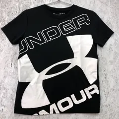 UNDER ARMOUR アンダーアーマー ジュニア Ｔシャツ UAテック ブランド ロゴ ショートスリーブ ブラック YMD(140)サイズ □〇