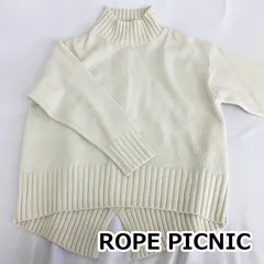 ROPE PICNIC ロペピクニック バック スリット ハイネック ニット プルオーバー キナリ 38サイズ ◇〇