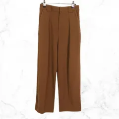 Le.coeur blanc ルクールブラン コスミカルウォームワイドパンツ キャメル サイズ36 〇◇