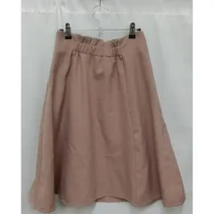 Earth music&ecology アースミュージックアンドエコロジー すきな丈フレアスカート ピンク Sサイズ 〇□