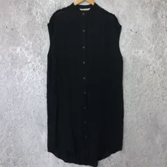 ZARA ザラ ノースリーブ シャツ ワンピース ブラック Sサイズ □〇