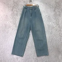 y/m イム ワイド デニム トラウザー ライトブルー Fサイズ □□