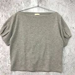 earth music&ecology アースミュージックアンドエコロジー オフショルプルオーバー グレー Fサイズ □〇