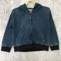 【 新品 タグ 付き 】 the bonnie mob ザボニーモブ インディゴ ジップアップ パーカ ブルー 18-24m 〇□