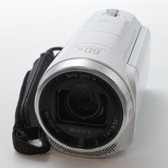 SONY HDR-CX680 ホワイトビデオカメラ70A予備バッテリーケース付き
