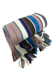 【新古品】【未使用】Ray BEAMS レイビームス 小物 マフラー マルチストライプ ビームス レディース イタリア製＿s19＿セルモアから出品＿s-0414-r19