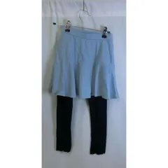 BRANSHES ブランシェス フレアスカッツ ブルーグレー 130cm 〇◇