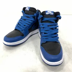 07w10760★ NIKE GS AIRJORDAN1 RETRO HIGH OG ナイキ エアジョーダン1 レトロハイ “ダークマリーナブルー” 24cm 575441-404【中古品】