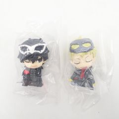 페르소나 5 더 로얄 어깨 줌 Fig. vol.1 조커 키타가와 유스케 피겨 2점 세트 가챠 가챠 캡슐 토이 다카라 토미