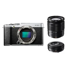 中古】FUJIFILM ミラーレス一眼カメラ X-M1 Wレンズキット ズーム