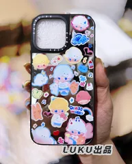 MagSafe対応 人気 DIMOOステッカー 鏡面 iPhoneケース CASETiFY 耐衝撃 ケースティファイ スマホケース iPhone17/17Pro/16Pro/16/15/14/13/12 多機種対応