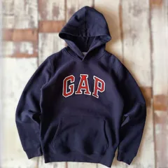 GAP ギャップ パーカー フーディー ネイビー ロゴ入り