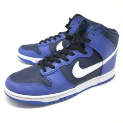 【倉吉店】 中古 NIKE | ナイキ スニーカー DUNK HI RETRO 'MEDIUM BLUE' ダンクハイ レトロ DJ6189-400 パープル 28cm 【126】