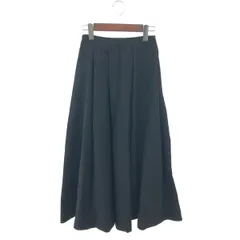 24AW 極美品 L セオリー タックプリーツ フレア ロングスカート ミモレ丈 オリーブ デ オリーブ OLIVE des OLIVE 【NAO】タックロングフレアSK