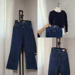 新インディゴデニム セミフレア セミブーツカット デニム