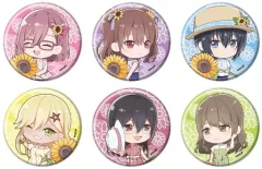 【中古】バッジ・ビンズ 全6種セット 「缶バッジ 2.5次元の誘惑 06.ひまわりver. ミニキャライラスト」