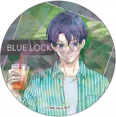 [중고] 배지 빈즈 결세이치 (상반신) [블루 록 트레이딩 홀로그램 캔 배지 휴일 안경 뉘앙스 컬러]