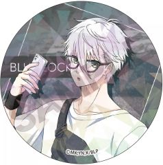 [중고] 배지 빈즈 쇼 세이 시로 (상반신) [블루 록 무역 홀로그램 캔 배지 휴일 안경 뉘앙스 컬러]
