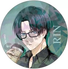 [중고] 배지 빈즈 실사 린(업) [블루 록 트레이딩 홀로그램 캔 배지 휴일 안경 뉘앙스 컬러]