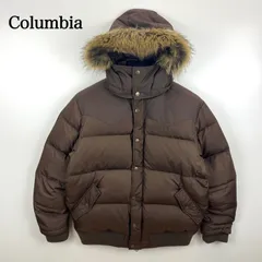 Columbia XCO 00s y2k style fur down jacket S コロンビア ファーフード ダウンジャケット 裾リブ 短丈 平成 お兄系