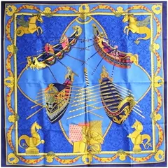 エルメス スカーフ カレ90 Les Bissome de Venise